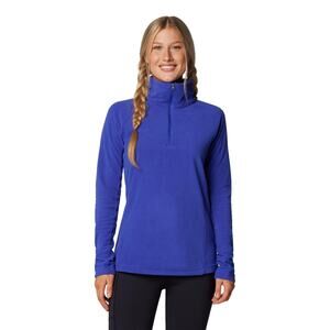 Columbia Royal Blue Pullover Quarter Zip Fleece Jacket Women's Size Large